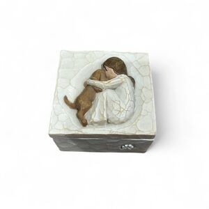 Willow Tree Friendship Box - Cream and Brown
